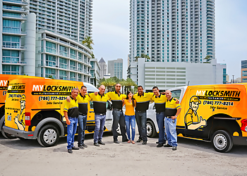 My Locksmith Miami My Locksmith Miami - Miami, FL Locksmiths - Team Working Image