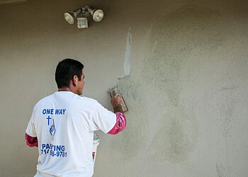 Orange Painters One Way Painting