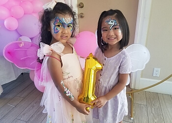 Orange Face Painting Party Face Magic