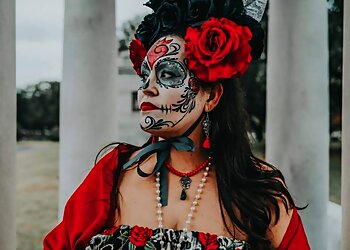 Fort Worth Face Painting Painted Pinup Face and Body Art