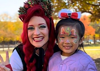 Fort Worth Face Painting Painted Pinup Face and Body Art