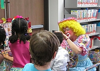 Moreno Valley Face Painting Petals the Clown & Friends