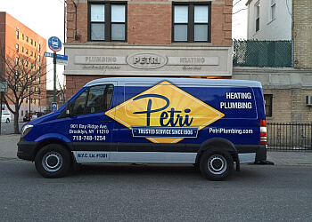 Petri Plumbing, Heating, Cooling & Drain Cleaning. New York Plumbers