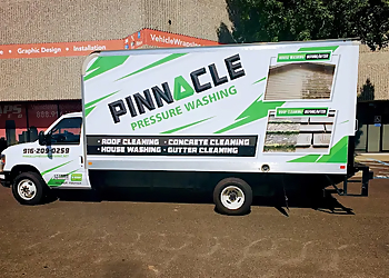Pinnacle Pressure Washing & Roof Cleaning Pinnacle Pressure Washing & Roof Cleaning - Elk Grove, CA Gutter Cleaners - Truck Image