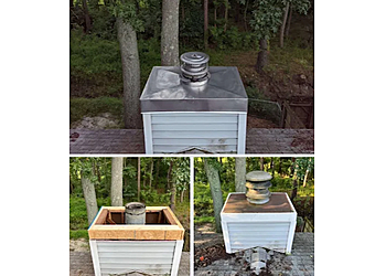 Premier Chimney and Roofing  - Norfolk, VA Chimney Sweep - Before and After Image