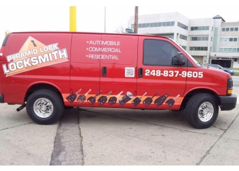 Pyramid Lock Pyramid Lock - Sterling Heights, MI Locksmiths - Service Vehicle Image