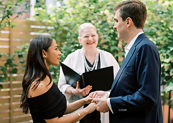 Jersey City Wedding Officiants Rev. Annie Lawrence, NYC Wedding Officiant