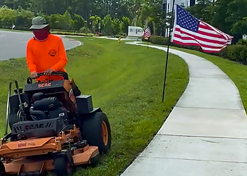 Scooter's Lawn Care - Cape Coral, FL Lawn Care Services - Field Work Image