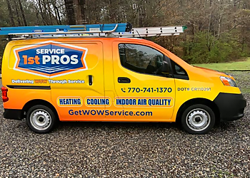 Service 1st Pros Heating & Air Conditioning - Athens, GA Hvac Services - Service Vehicle Image