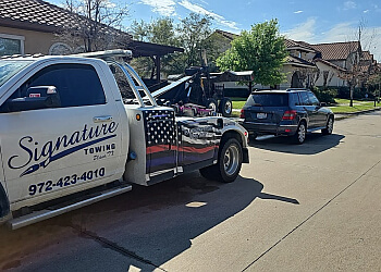 Plano towing company Signature Towing