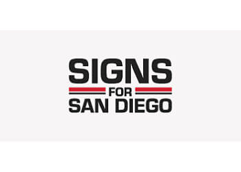 Signs for San Diego