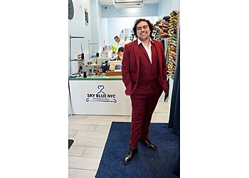 New York Dry Cleaners Sky Blue NYC