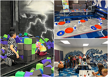 Chesapeake Amusement Parks Sky Zone Trampoline Park Chesapeake