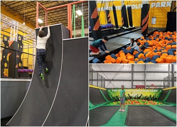 Bridgeport Amusement Parks Sky Zone Trumbull Trampoline Park