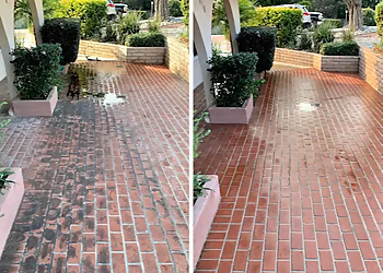 Squeegee Clean Windows - Pasadena, CA Window Cleaners - Before and After Image