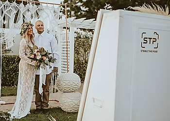 Orange Photo Booth Companies Strike The Pose Photobooth