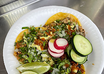 Orange Food Trucks Tacos Diaz