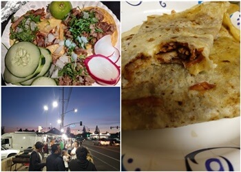Pomona Food Trucks Tacos La Guera Street taco