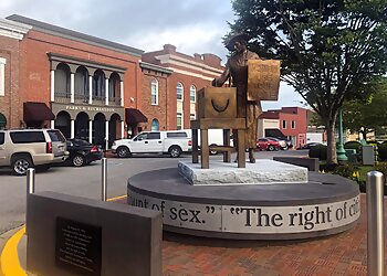 Clarksville Landmarks Tennessee Triumph Women's Suffrage Monument