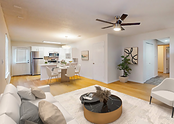 The Louis Townhomes - Overland Park, KS Apartments For Rent - Living Room Image