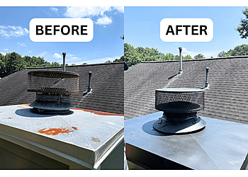 The Mad Hatter Columbus - Columbus, GA Chimney Sweep - Before and After Image