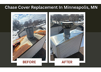 The Master Chimney Sweep & Repair LLC - Minneapolis, MN Chimney Sweep - Before and After Image