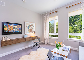 The Residences at Crosspoint - Lowell, MA Apartments For Rent - Living Room Image