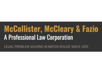 Baton Rouge Real Estate Lawyers Thomas D. Fazio - MCCOLLISTER, MCCLEARY & FAZIO APLC