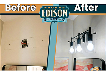 Thomas Edison Electric Inc. - Allentown, PA Electricians - Before and After Image