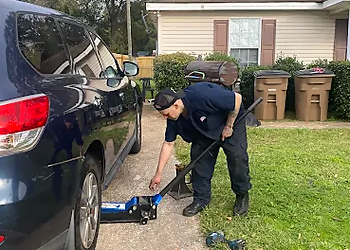 Mobile Auto Detailing Services Tires on Wheels