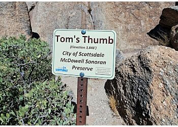 Scottsdale hiking trail Tom's Thumb Trailhead