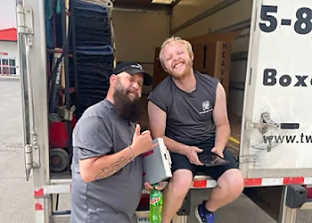 Two Men and a Truck - Sterling Heights, MI Moving Companies - Team Working Image