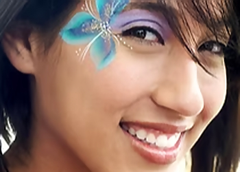 Up Up and Away Face Paint Fontana Face Painting image 1