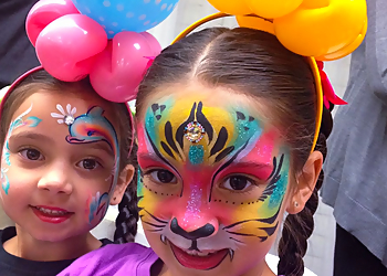 Up Up and Away Face Paint Pomona Face Painting image 1