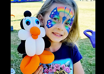 Riverside Face Painting Up Up and Away Face Paint