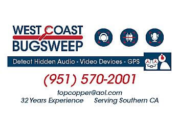 West Coast BugSweep Moreno Valley Private Investigation Service