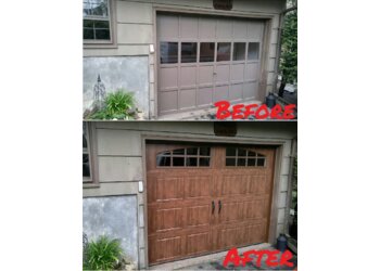 Z & Z Overhead Door - Springfield, MA Garage Door Repair - Before and After Image
