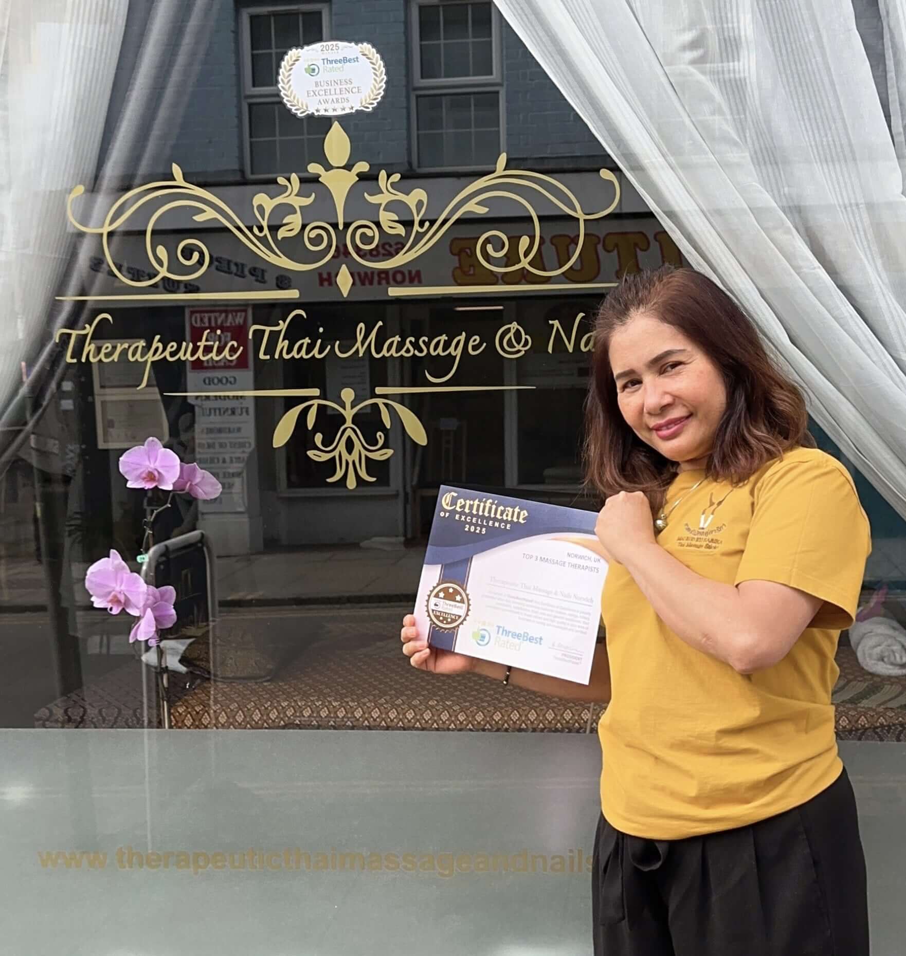 Therapeutic Thai Massage & Nails Norwich  -  2025 ThreeBestRated Award Winner