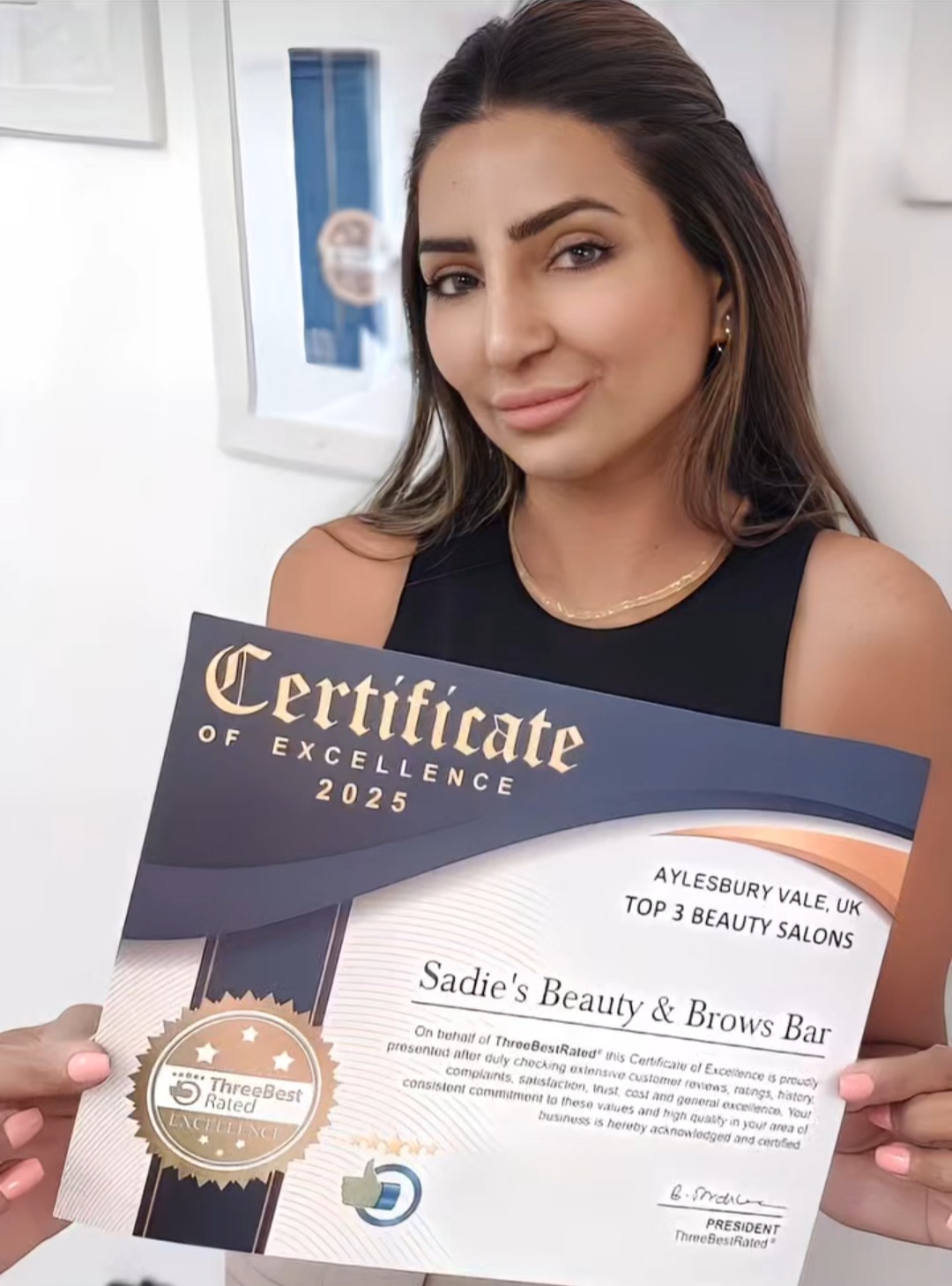 Sadie's Beauty & Brows Bar - 2025 ThreeBestRated Award Winner