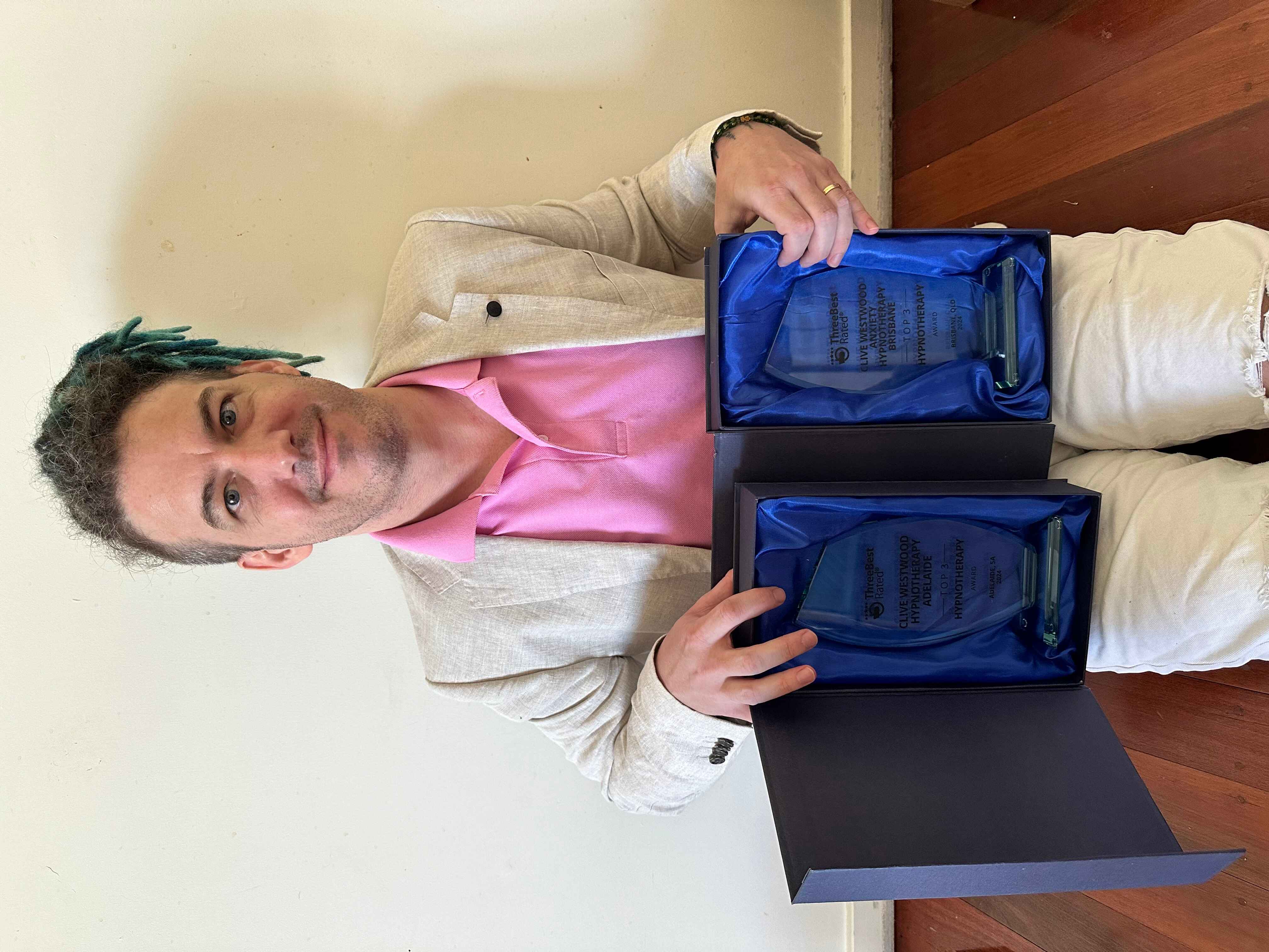 Clive Westwood Hypnotherapy Adelaide 2024 ThreeBestRated Award Winner