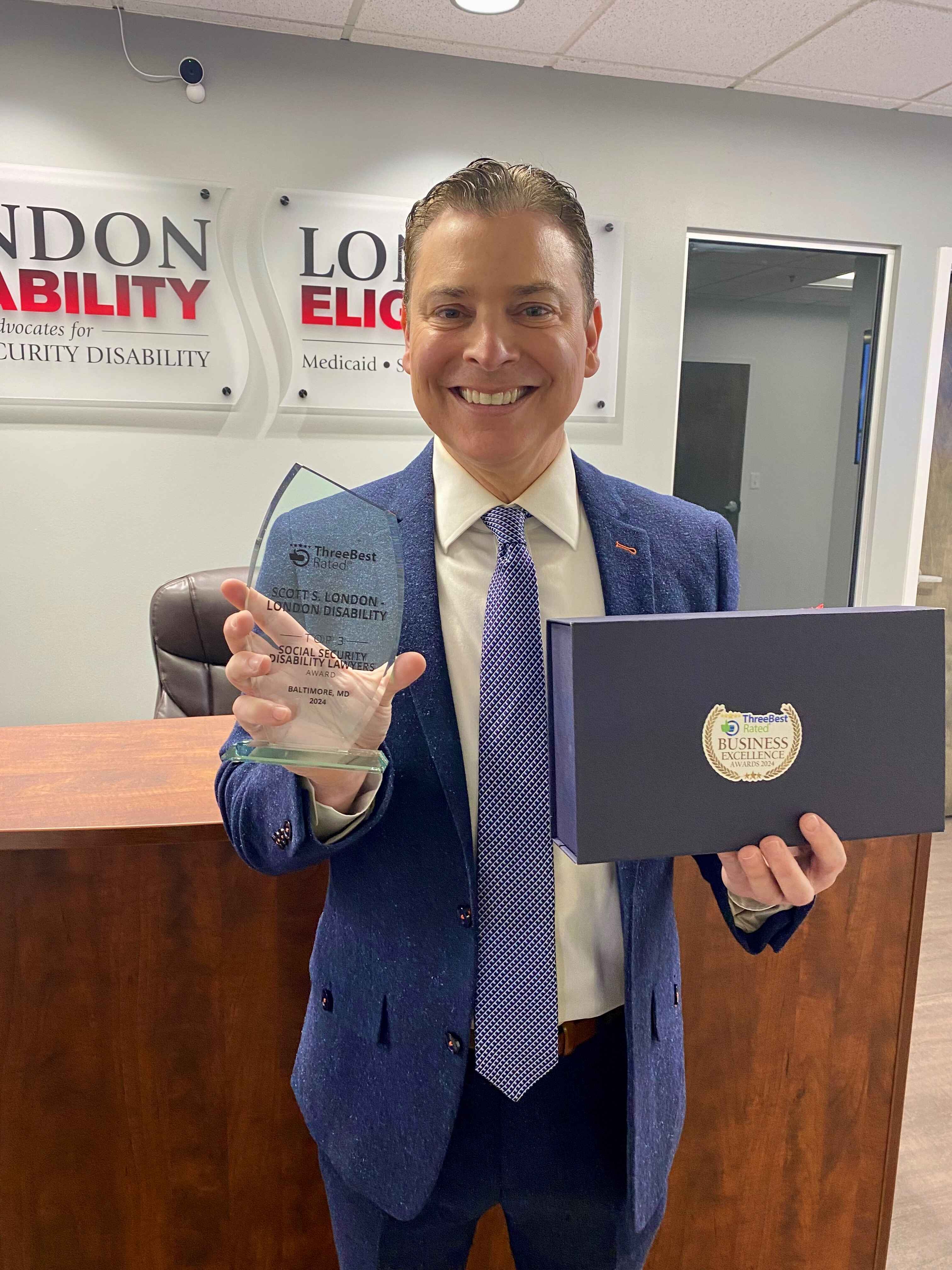 Scott S. London - London Disability 2024 ThreeBestRated Award Winner