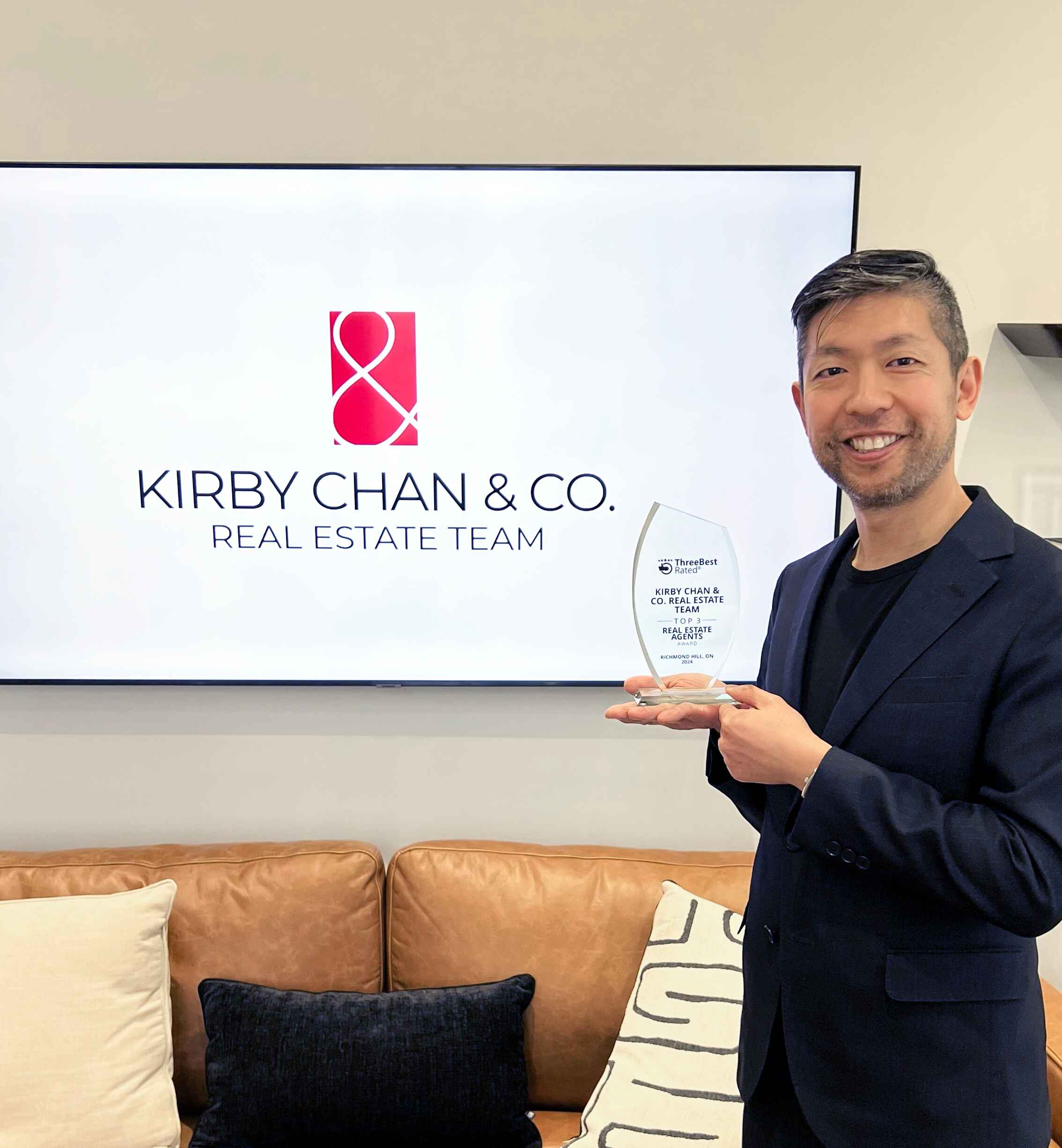 Kirby Chan & Co. Real Estate Team 2024 ThreeBestRated Award Winner