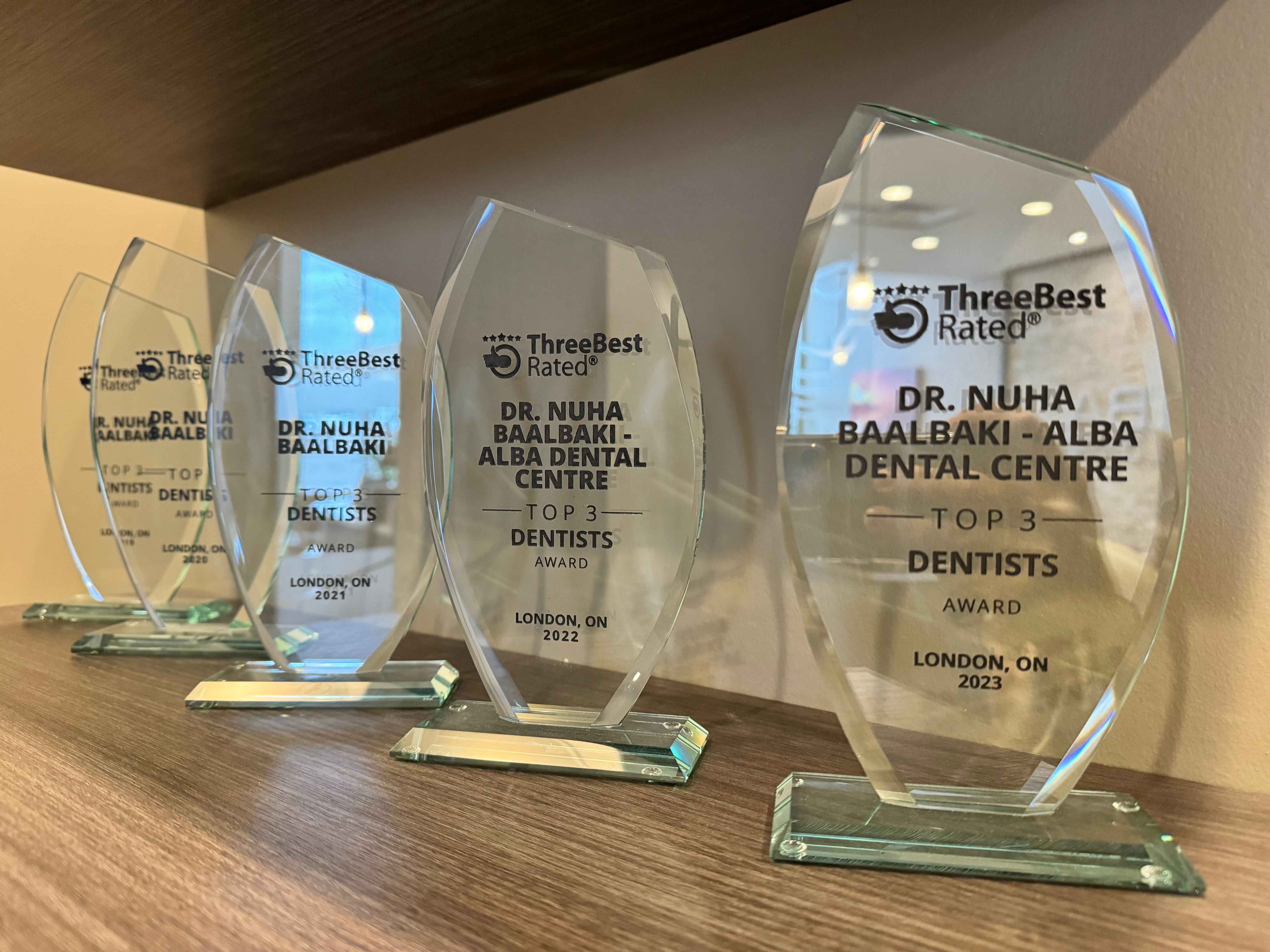 Dr. Nuha Baalbaki - ALBA DENTAL CENTRE 2024 ThreeBestRated Award Winner